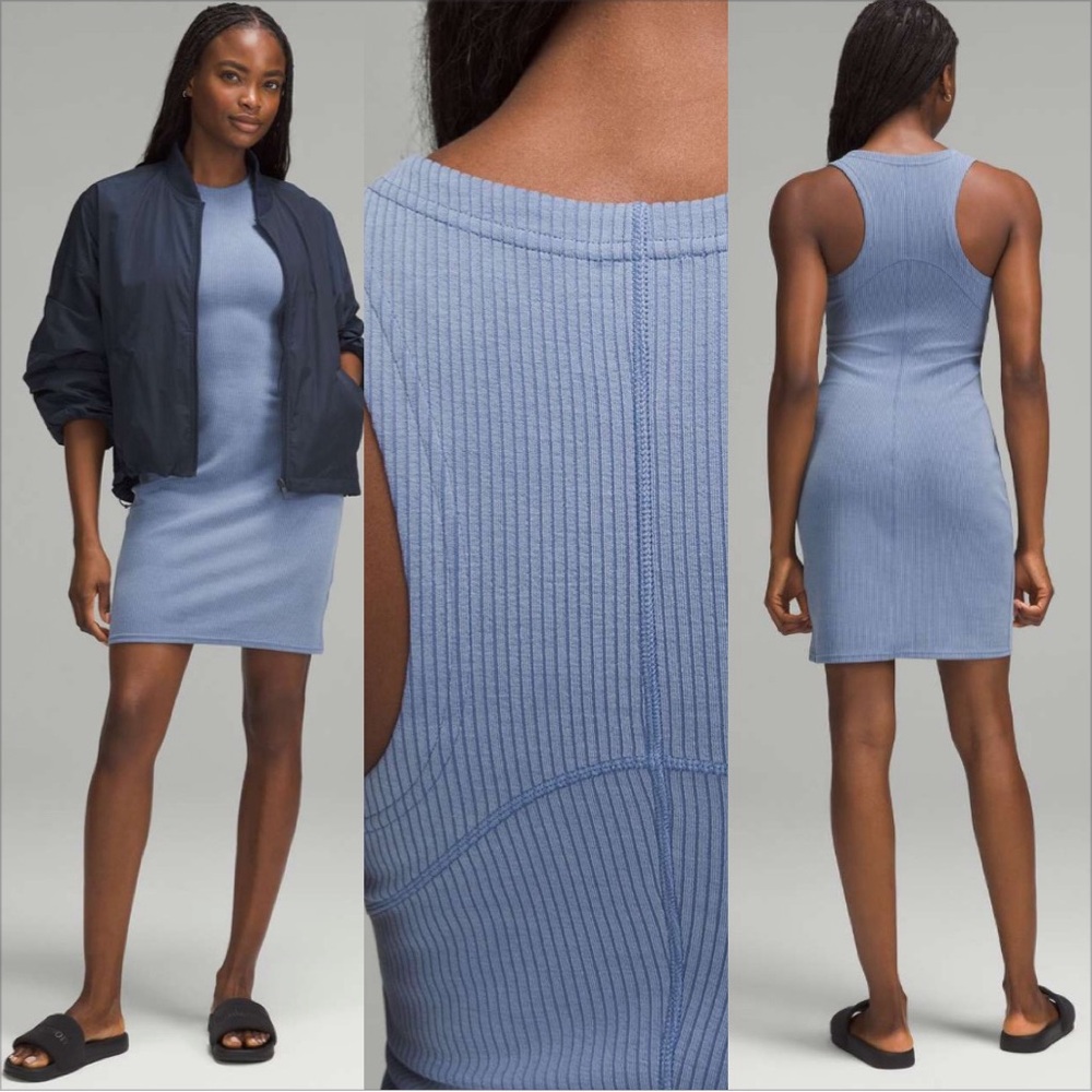 Lululemon Ribbed Softstreme Slim-Fit Tank Dress